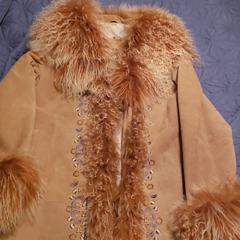 Suede Penny Lane coat